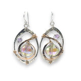 Lilac Sparkle Crystal Earrings E84021 - Art by any Means Jewelryproduct_