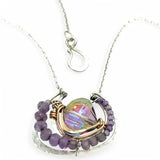 Lilac Sparkle Crystal Necklace 84020N - Art by any Means Jewelryproduct_