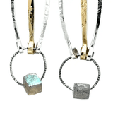 Little Labradorite Cube Earrings - Art by any Means Jewelryproduct_