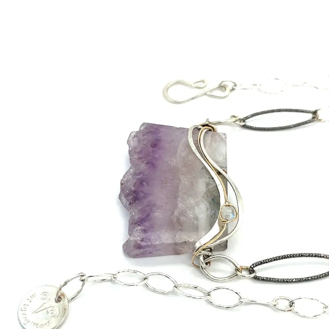 Live Edge Amethyst Necklace 83270N - Art by any Means Jewelryproduct_