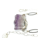 Live Edge Amethyst Necklace 83270N - Art by any Means Jewelryproduct_
