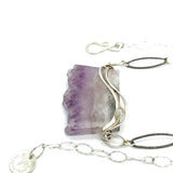 Live Edge Amethyst Necklace 83270N - Art by any Means Jewelryproduct_