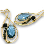 London Blue Quartz Braid Drop Earrings - Art by any Means Jewelryproduct_
