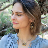 London Blue Quartz Braid Drop Earrings - Art by any Means Jewelry#product_