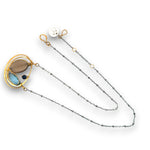London Blue Smoky Quartz Braid Necklace - Art by any Means Jewelryproduct_