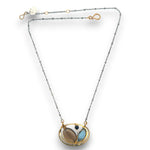 London Blue Smoky Quartz Braid Necklace - Art by any Means Jewelryproduct_