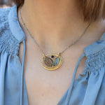 London Blue Smoky Quartz Braid Necklace - Art by any Means Jewelry#product_
