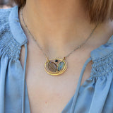 London Blue Smoky Quartz Braid Necklace - Art by any Means Jewelry#product_