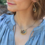 London Blue Smoky Quartz Braid Necklace - Art by any Means Jewelry#product_
