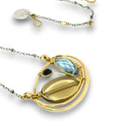 London Blue Smoky Quartz Braid Necklace - Art by any Means Jewelryproduct_