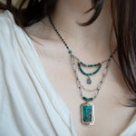 London Blue Turquoise Necklace - Art by any Means Jewelryproduct_