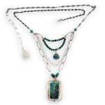 London Blue Turquoise Necklace - Art by any Means Jewelryproduct_