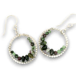 Lovers Coin Zoisite Earrings E84711 - Art by any Means Jewelryproduct_