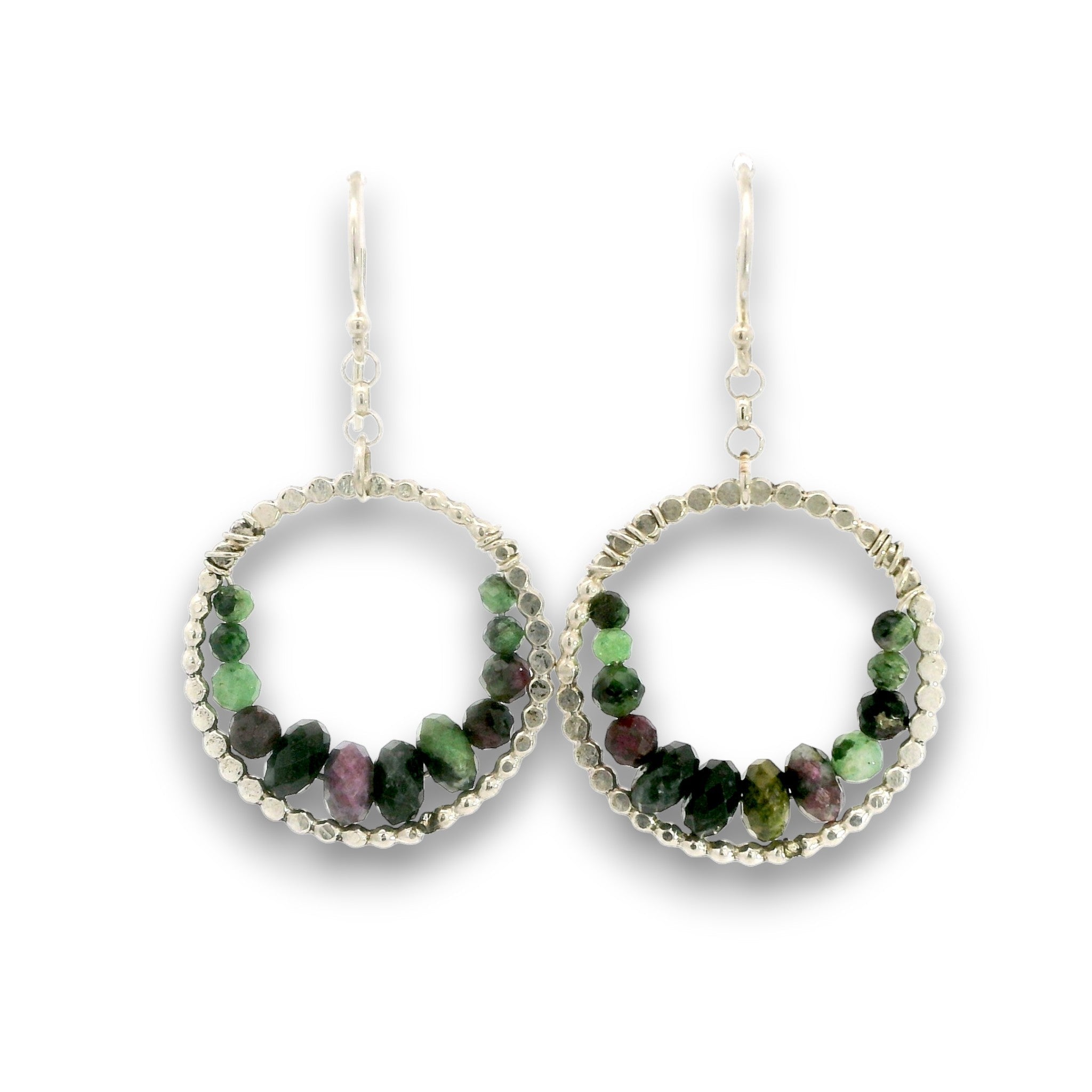 Lovers Coin Zoisite Earrings E84711 - Art by any Means Jewelryproduct_