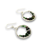 Lovers Coin Zoisite Earrings E84711 - Art by any Means Jewelryproduct_