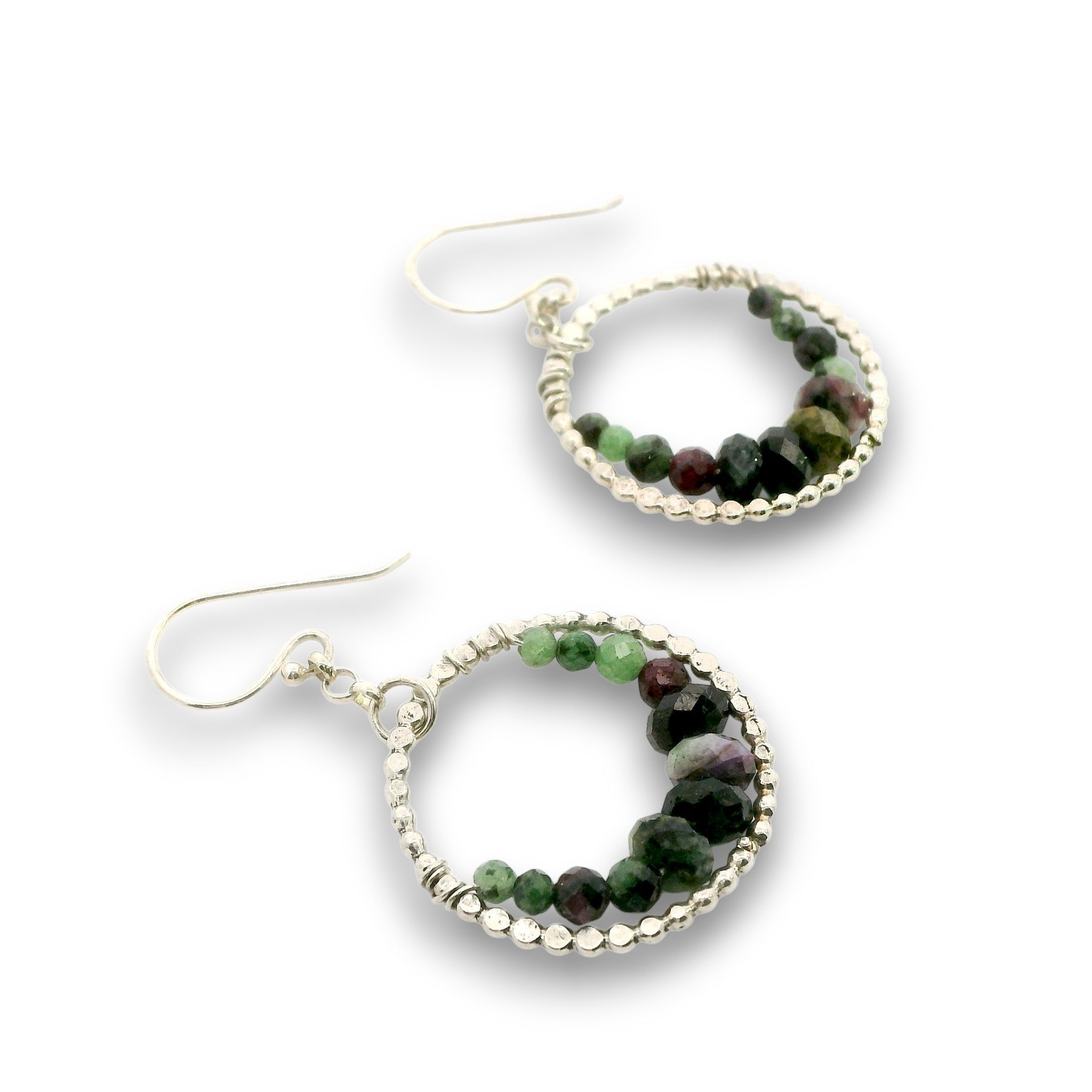 Lovers Coin Zoisite Earrings E84711 - Art by any Means Jewelryproduct_