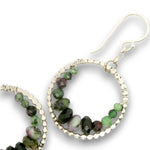 Lovers Coin Zoisite Earrings E84711 - Art by any Means Jewelryproduct_