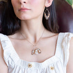 Luna Moth Agate Necklace 83045N - Art by any Means Jewelryproduct_