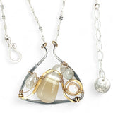 Luna Moth Agate Necklace 83045N - Art by any Means Jewelryproduct_