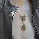 Mermaids Purse Labradorite Necklace 82078N - Art by any Means Jewelryproduct_