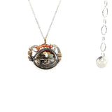 Metallic Crystal Sphere Pendant - Art by any Means Jewelryproduct_