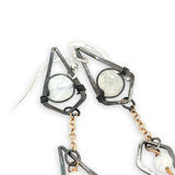Milky Way Moonstone Charm Earrings E84783 - Art by any Means Jewelryproduct_