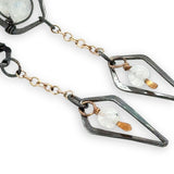 Milky Way Moonstone Charm Earrings E84783 - Art by any Means Jewelryproduct_