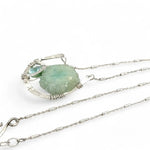 Mint Druzy Quartz Necklace 84038N - Art by any Means Jewelryproduct_