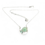 Mint Druzy Quartz Necklace 84038N - Art by any Means Jewelryproduct_