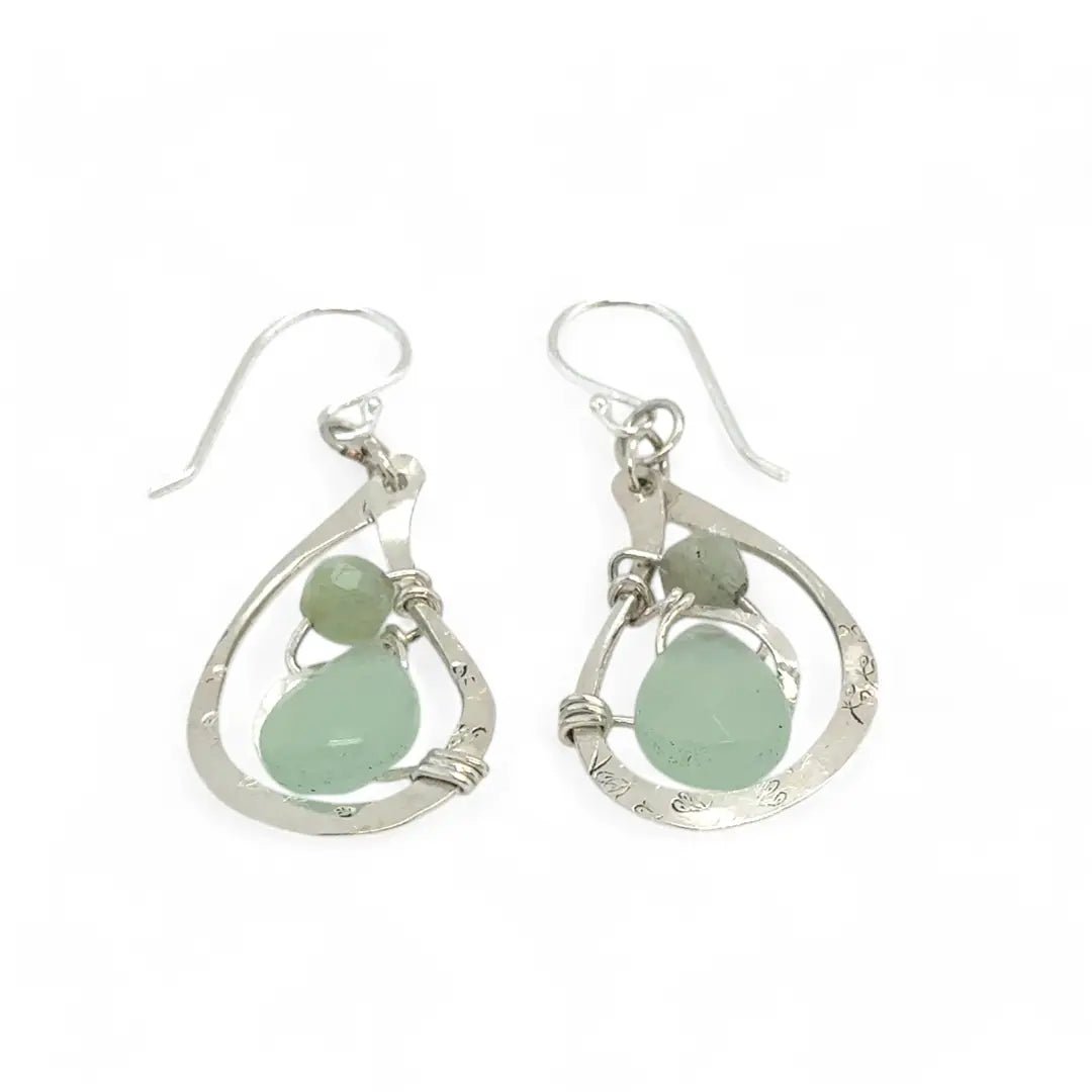 Mint Jade Earrings E84050 - Art by any Means Jewelryproduct_