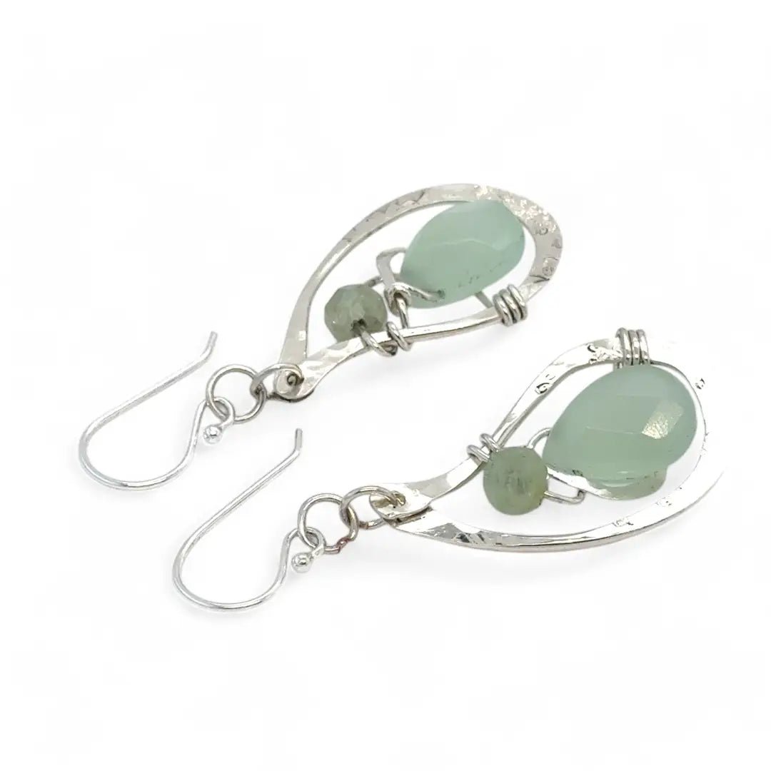 Mint Jade Earrings E84050 - Art by any Means Jewelryproduct_