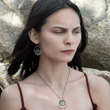 Mixed Gemstone Hoop Earrings E83171 - Art by any Means Jewelryproduct_