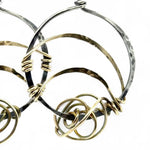 Mixed Metal Knot Earrings - Art by any Means Jewelryproduct_