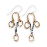 Mixed Metal Mini Earrings E84723 - Art by any Means Jewelryproduct_