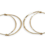 Moon Hoop Gold Earrings - Art by any Means Jewelryproduct_