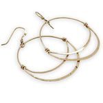Moon Hoop Gold Earrings - Art by any Means Jewelryproduct_