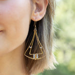 Moonstone Bronze Furrow Earrings - Art by any Means Jewelry#product_