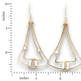 Moonstone Bronze Furrow Earrings - Art by any Means Jewelryproduct_