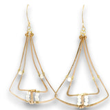 Moonstone Bronze Furrow Earrings - Art by any Means Jewelryproduct_