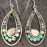 Morning Frost Moonstone Earrings - Art by any Means Jewelryproduct_