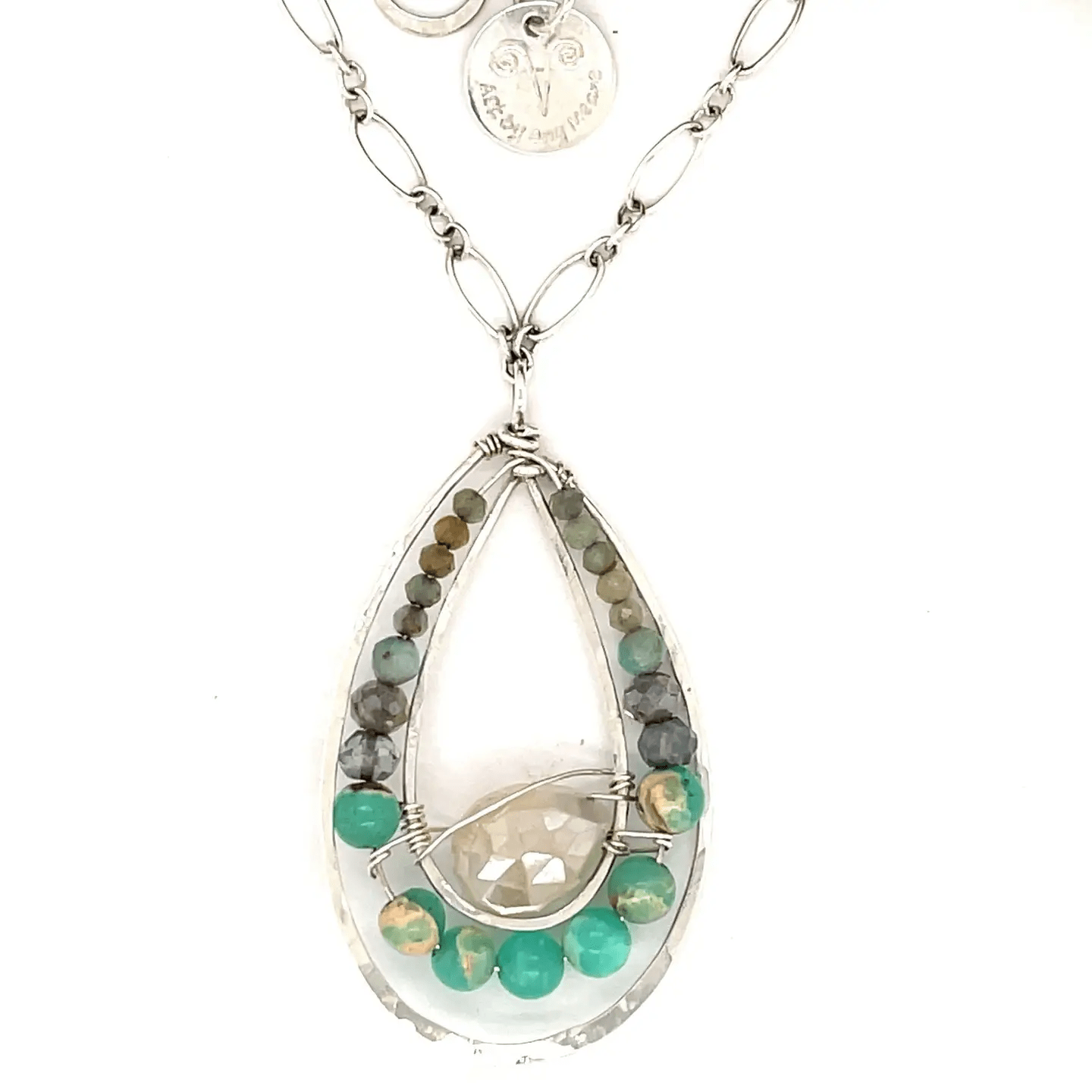 Morning Frost Moonstone Necklace - Art by any Means Jewelryproduct_