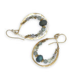 Morning Light Labradorite Hoop Earrings - Art by any Means Jewelryproduct_