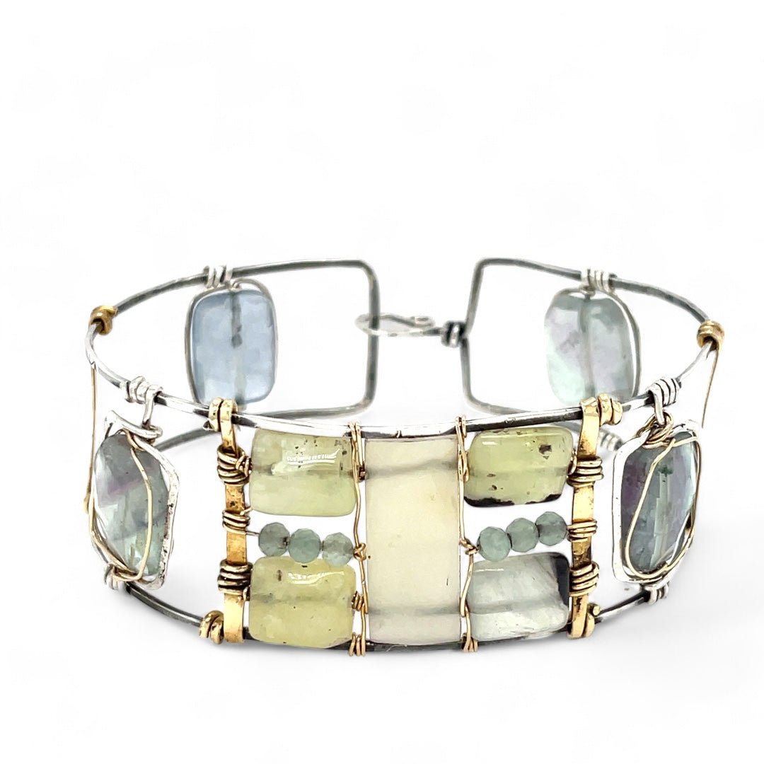 Mosaic Gemstone Bracelet B401 - Art by any Means Jewelryproduct_