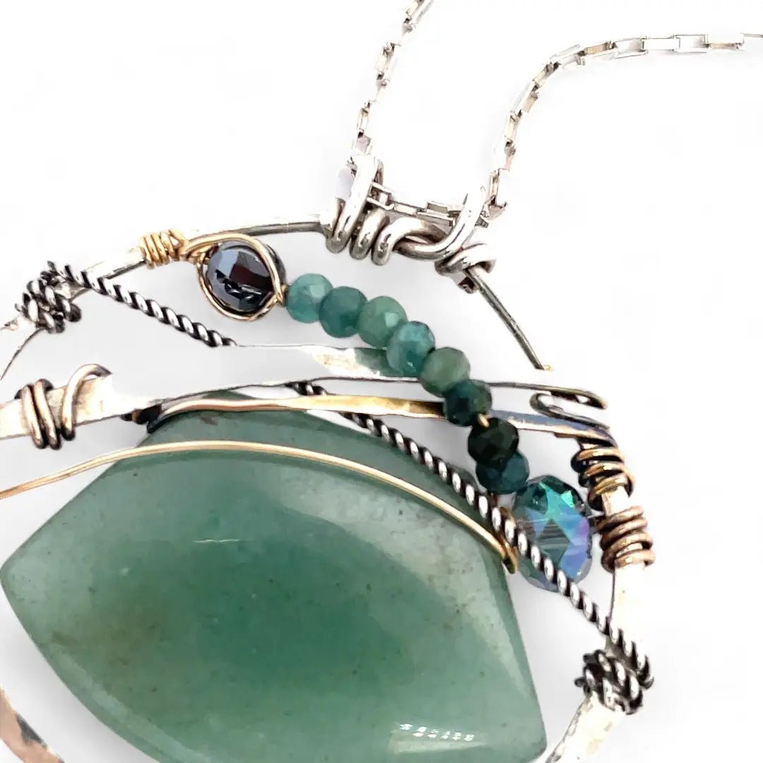 Moss Jade Necklace 83180N - Art by any Means Jewelryproduct_