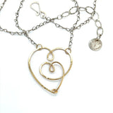 Mother and Baby Gold Necklace - Art by any Means Jewelryproduct_