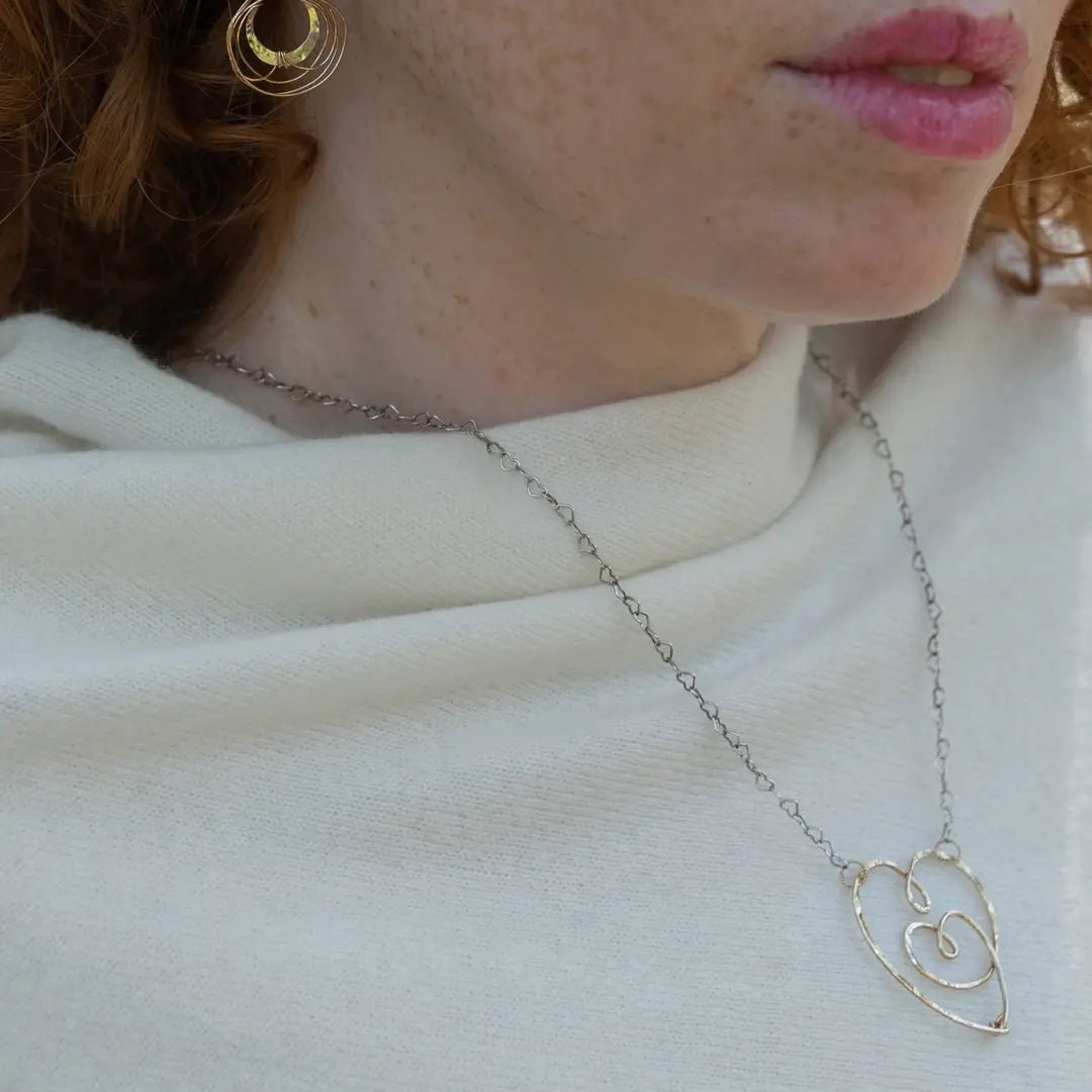 Mother and Baby Gold Necklace - Art by any Means Jewelryproduct_