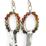 Nutmeg Hoop Hessonite Earrings E82531 - Art by any Means Jewelryproduct_