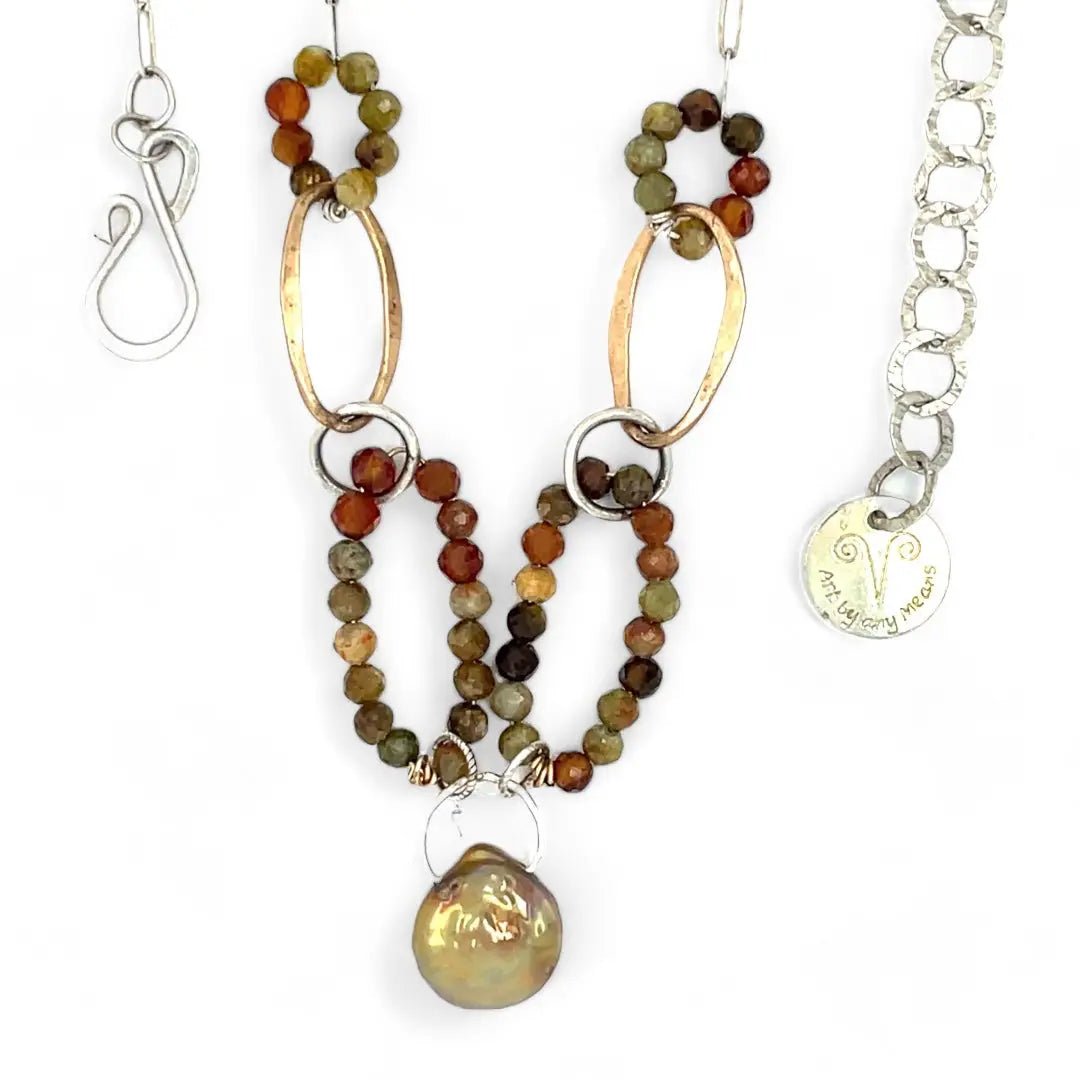 Nutmeg Pearl Necklace 82530N - Art by any Means Jewelryproduct_