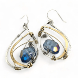 Ocean Crystal Earrings - Art by any Means Jewelryproduct_
