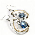 Ocean Crystal Earrings - Art by any Means Jewelryproduct_